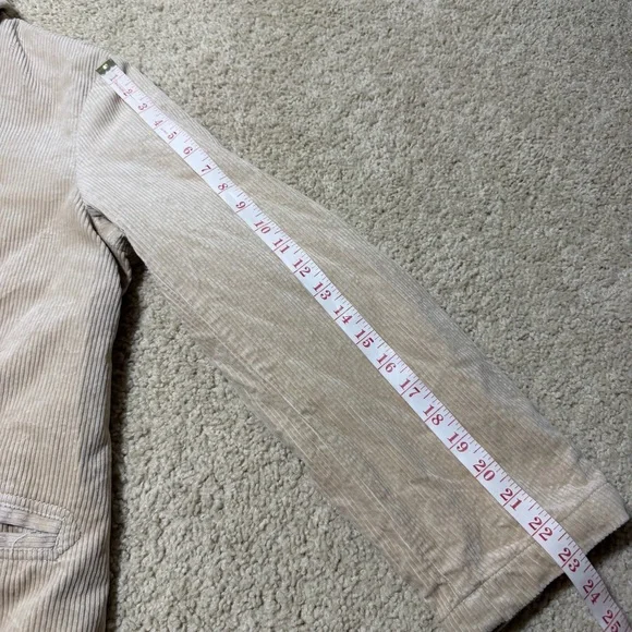 Uniqlo Ines de la Fressange Corduroy Double Breasted Pea Coat Jacket Medium - Picture 13 of 16